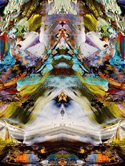 Abstract art background . Hand painting artwork on canvas .