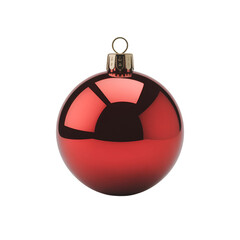 Obraz premium red christmas balls
