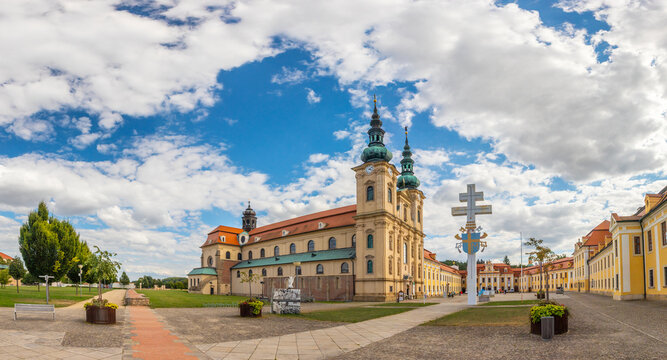 Velehrad pilgrimage site, Basilica of Saints Cyril and Methodius, Uherske Hradiste, Czech republic