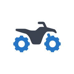 All Terrain Vehicle Quad icon © Visual language