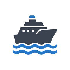 Large Cruise Liner Ship icon