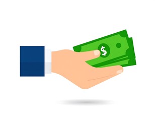 Hand offering money