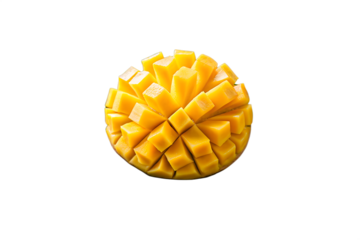 Succulent Mango Cubes A Delightful Tropical Treat