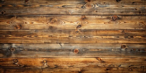 Fototapeta premium Rustic Brown Wooden Planks Background Texture for Design Projects