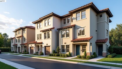 Modern Townhome Community Near Park