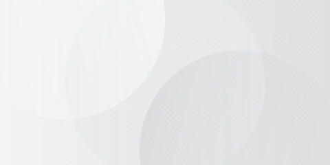 White geometric abstract background overlap layer on bright space with lines effect decoration. Modern graphic design element circles style concept for banner eps10.