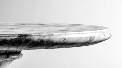 Fototapeta premium Close-up of a gray marble table top.