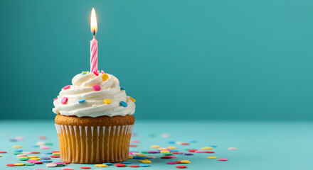 Celebrate your special day with this delicious birthday cupcake sweet treat perfect for any age a delightful dessert