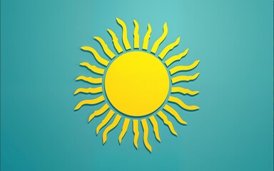 Kazakhstan independence day greeting card, banner with template text vector illustration. High quality