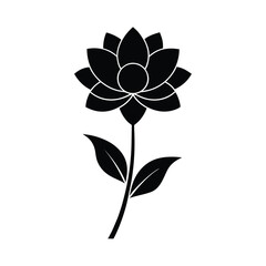 flower, silhouette, blossom, bloom, botanical, natural, outline, graphic, shape, abstract, minimal, vector,