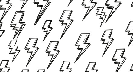 Dynamic lightning bolt pattern creates energetic and modern graphic design elements for impact