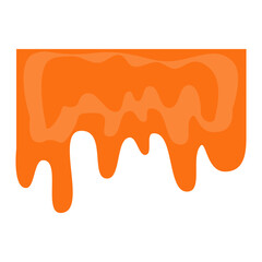 Vibrant orange and yellow abstract design with smooth curves and flowing shapes