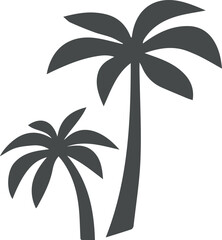 Palm tree vector design