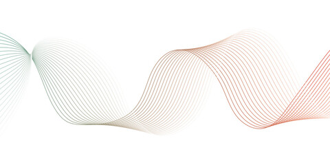 Abstract vector wave  line template. swoosh speed line music and science technology vector flow background . Wave Swirl, frequency sound wave, twisted curve .	
