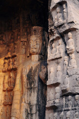stone statue of buddha