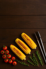 corn and vegetables
