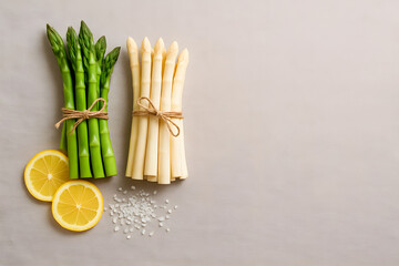 fresh green asparagus