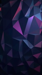 Fototapeta premium Dark abstract polygonal background with sharp angles and deep shadows, creating a mysterious and dramatic effect, vector, abstract