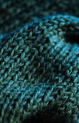 Verticla teal woven texture, versatile design for decor, and creative visual projects.