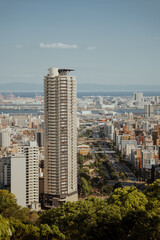 Cityscapes of Kobe city , office building and downtown of Kobe Bay, Japan, Kobe has been an...