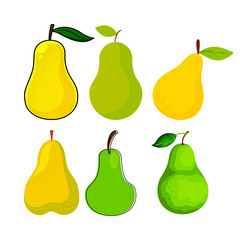 Large collection of fruit and vegetable vector icons. Set includes exotic tropical fruits, citrus, and vegetables like durian, papaya, onion, and pumpkin for healthy food and grocery designs.