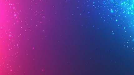 Obraz premium Gradient Background with Pink and Blue Glittering Dots