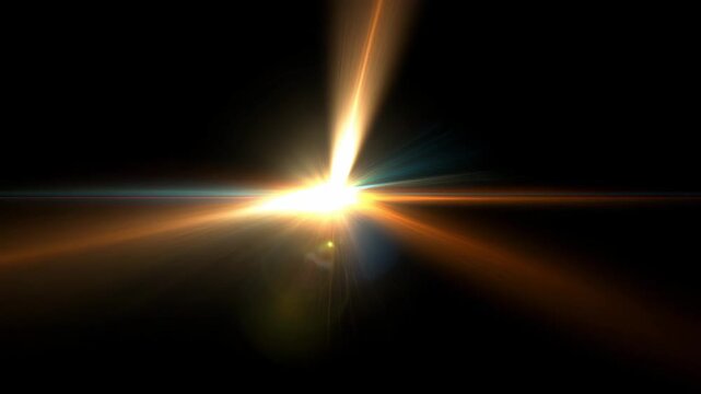A brilliant light bursts through the darkness, casting vivid colors across the scene. Viewers witness a captivating display of brightness and energy, showcasing nature's beauty at dusk.