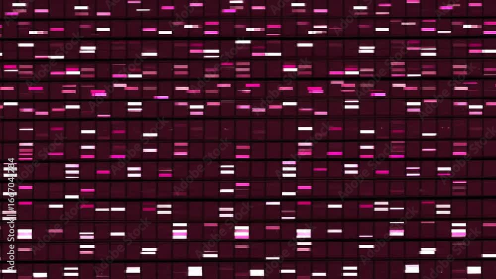Poster abstract tile background with flashing pink squares modern geometric design seamless loop digital ba