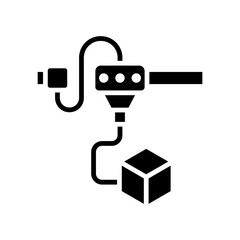 3D Printing glyph icon