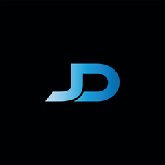 JD logo design vector