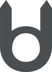 OU shape design vector