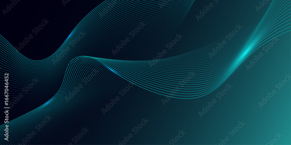 Poster abstract background line pattern texture graphic vector. modern geometric design technology art. blu