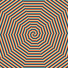 Groovy retro swirl burst, summer and carnival background