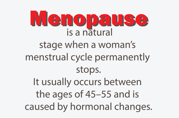 World Menopause Day, Concept Vector illustration