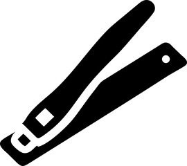 Clean nail cutter illustration on white background