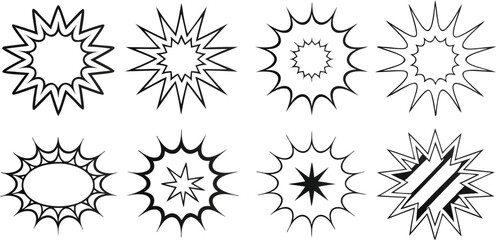 Black swooshes, swirl, text swoos, swashes, typography elements on white background. Vector text underline design, decorative flourishes, varying sizes, Artistic, typographic,