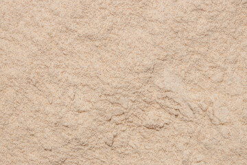Whole wheat flour texture background for baking