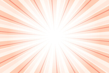 Pink orange sunburst and ray wallpaper design. Sunburst sun ray background. Sun flare vector. Yellow comic ray backdrop