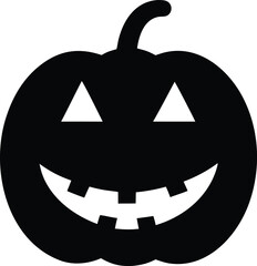 halloween jack o lantern silhouette icon