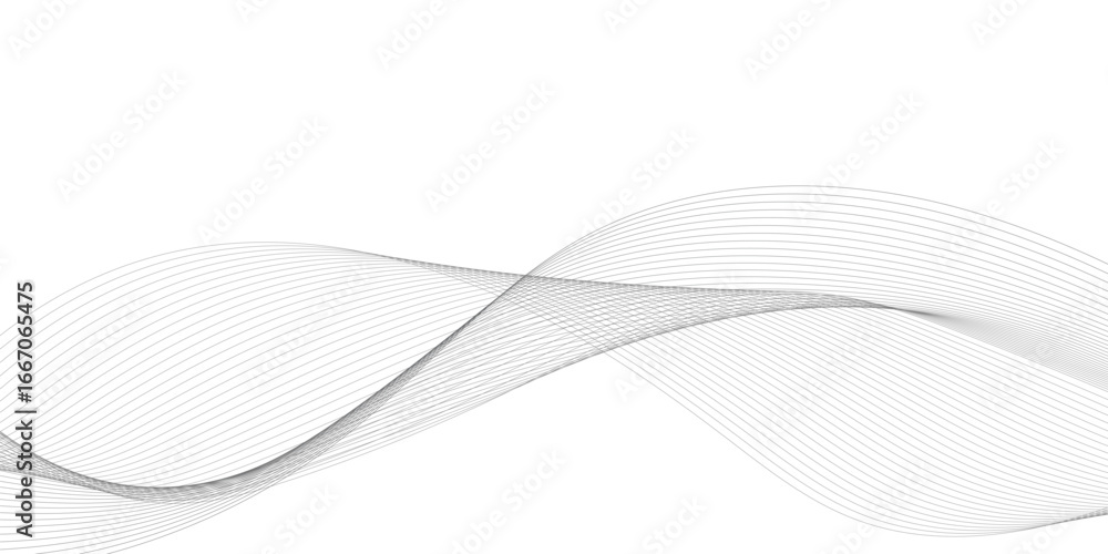Aufkleber abstract black wave banner template. wavy line with flowing curves. seamless pattern of continuous w
