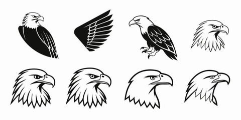 Majestic Eagle Head and Wing Collection