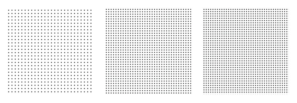 Illustration featuring an array of squares pattern in repeating rows. Vector image suitable for background usage.
