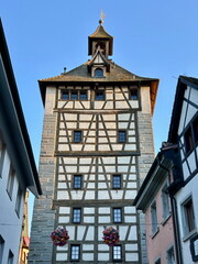 Main Tower of Konstanz (Constance) Medieval City Gate, Germany