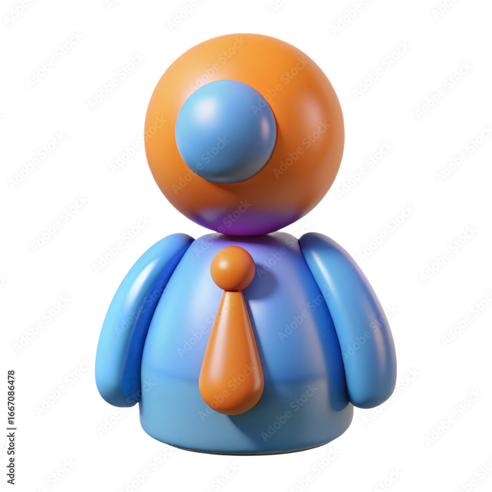 Poster charming 3d voxel art character in blocky style teaching or presenting ideas