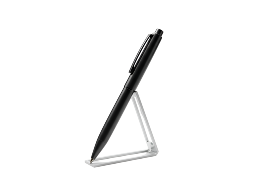 Elegant Pen Display Stand: Premium Desk Organizer Isolated on Transparent Background