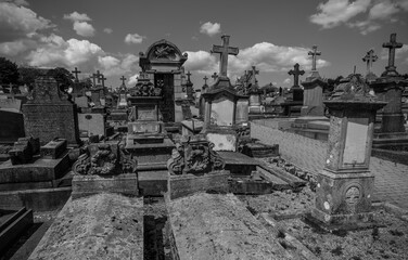 Historic graveyard of Saint Die des Vosges