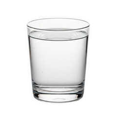 Crystal clear glass filled with refreshing water