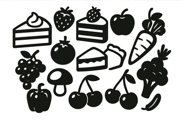 A vintage-style template featuring hand-sketched cakes, pies, and home-cooked meals, complete with step-by-step recipes and a unique frame design, perfect for cooking classes or flyers