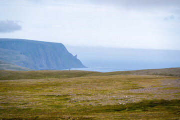 View of the North Cape Horn- Nordkapp, Mageroya, Norway 