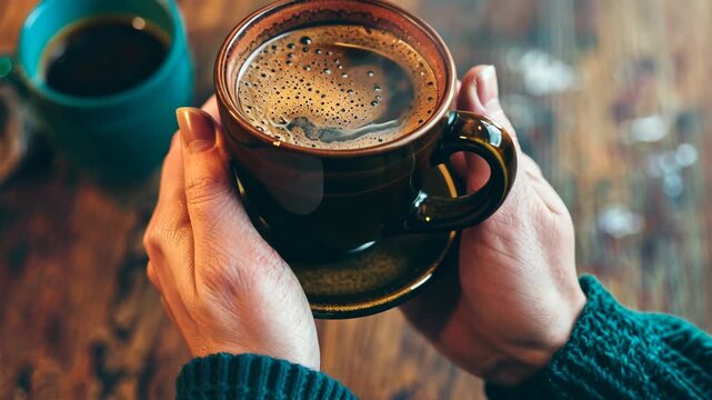 coffee beans and a cup of coffee. Selective focus. nature.